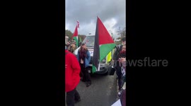 UK: Activists blockade Elbit's drone factory in Shenstone, disrupting the Israeli weapons maker