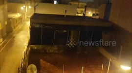 Hailstorm hits El Ejido, Spain