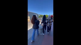 Woman Walks Directly Into Bollard