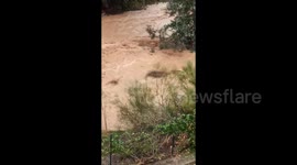 Spain: Flooding in Málaga as heavy rain hits the country