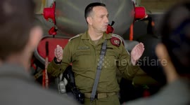 Israel: the Chief of the General Staff, LTG Herzi Halevi, visited the squadrons at the Ramon Airbase that took part in the strike on Iran