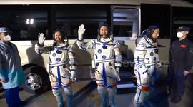 China: Shenzhou-19 astronauts arrive at launch site
