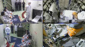 China: Shenzhou-19 astronauts board spaceship ahead of launch