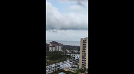 Stunning waterspout forms off Chinese west coast