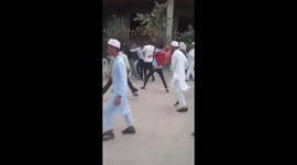 Wedding rage erupts between bride and groom relatives in row over dried fruit