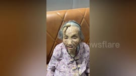 107-year-old Chinese woman has huge horn growing from her forehead