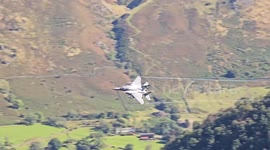 Aircraft flying low level in the Lake District during September 2024