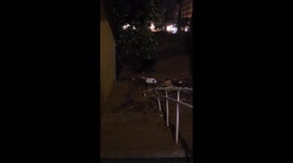 Severe floodwaters in Picanya Ravine sweep away vehicles