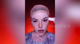 Horror enthusiast turns herself into scary characters - including Pennywise