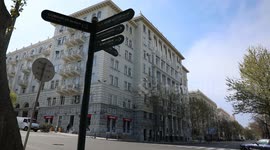 Azerbaijan: Baku city center, close to the inner city Icheri Sheher
