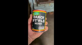 Opening a Can of Beans With a Non-Hydraulic Press