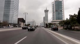 Azerbaijan: The beginning of the highway laid to the center of Baku named after Heydar Aliyev
