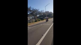 Spooky Skeleton Motorcyclist