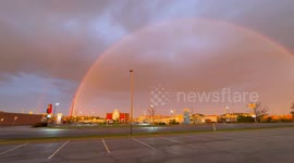 Double Rainbow in Marion, Ohio