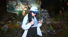 US, Los Angeles: Los Angeles Dodger Fan Watch World Series Win At Dodger Stadium SOT Part 1