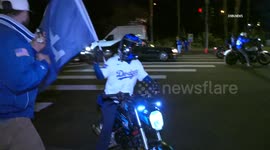 US, Los Angeles: Los Angeles Fans Celebrate World Series Win At Dodger Stadium Part 2
