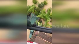 Spain: Desperate Residents Rescued from Flooded Rooftops in Álora as Guardia Civil Battles Rising Waters