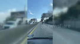Lebanon: An Israeli drone strike targeting a car on Dahr al-Wahsh road in Arayya, Southren Lebanon