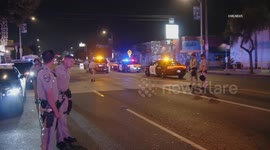US, Los Angeles: East LA Dodges Fas Celebrate World Series Win with SRT Deploy Flash Bangs Part 10