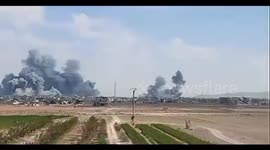 Syria: Israeli Airstrikes in the Al-Qusayr region of Homs