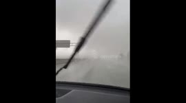 Tornado causes debris and road accidents in Carlet, Valencia