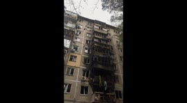 House damaged by drone attack in Kyiv’s Solomyan District