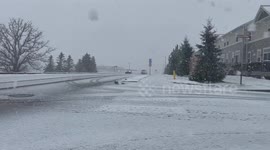 First Winter Snow in Minnesota