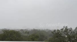 Inland Sarasota Hurricane Footage