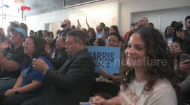 US: Kamala Harris rally at the Laborers' Training Center in North Philadelphia