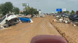 Valencia Flash Floods: Farmer Captures Catastrophic Aftermath on Silla Track