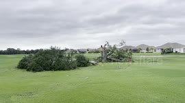 Tropical Storm in Coastal Indian River, USA