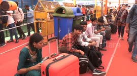 Big Festive Rush In Trains and Bus Stations Ahead Of Diwali as People Go Home for Diwali