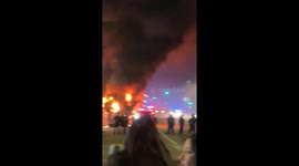 Metro bus burned down in Echo Park Dodgers World Series celebration