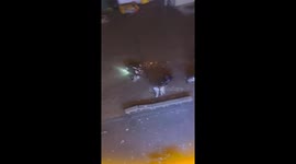 Electric scooter accident in China interrupts street argument