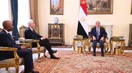 Egyptian president, CIA chief discuss efforts for de-escalation in region
