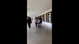 Friends surprise Emi before Faustball World Cup