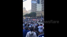US: Hundreds Of Thousands Gather In DTLA To Celebrate Dodgers World Series Win 5