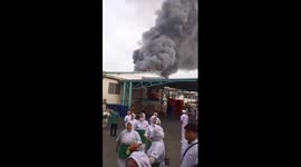 Several people killed, 9 injured in large fire at cooking oil factory near Jakarta