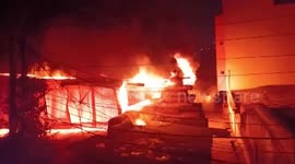 India: Fire engulfs textile factory in central India, firefighters battle blaze amid chaos