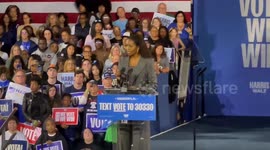 Michelle Obama addresses Pennsylvania rally for Harris-Walz
