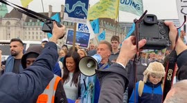 Chris Packham leads thousands in a massive March For Clean Water in London