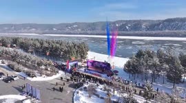 China: 2024 Mohe Ice Half Marathon draws over 2,000 runners