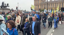 March For Clean Water, London, UK. 03 November 2024