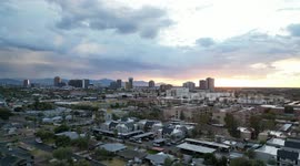 Post-Rain Sunset in Phoenix