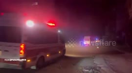 Gaza: The Palestine Red Crescent Society teams evacuated 30 wounded and patients