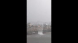 Tornado spotted over waters in Brisbane