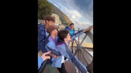 Seagull captures perfect selfie moment in Crimea