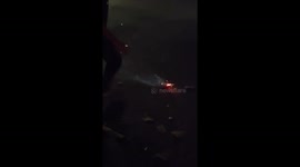 Firework explodes on road in Vadodara, Gujarat
