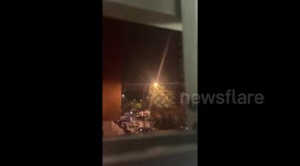 Spain: Lightning and thunder in Málaga during storm Dana