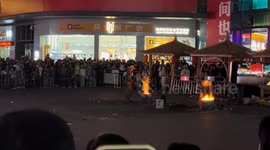 Iron flower performance celebrated in Xiaoyi, Shanxi Province